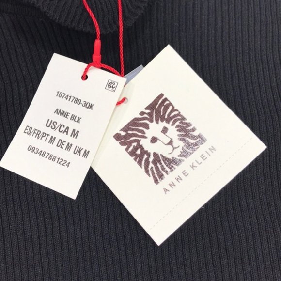 Anne Klein Ribbed Ruffle Detail Sweater - Picture 6 of 6